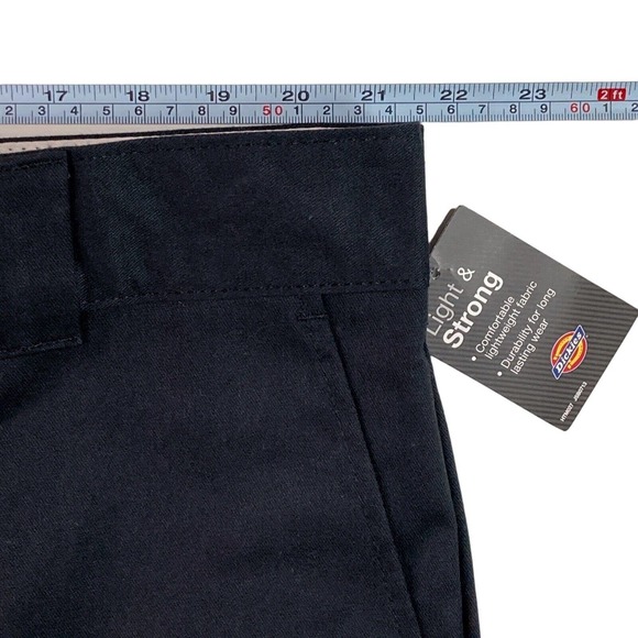 Dickies Mens 42x30 CARGO PANTS Regular Fit Straight Leg Black Twill work utility - Picture 8 of 16